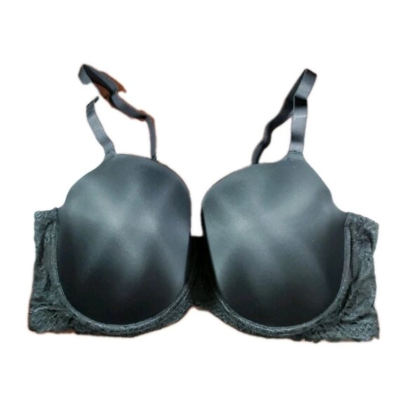 Natori Renew Black Full Coverage Underwired Adjustable Straps 40DD - Picture 1 of 7